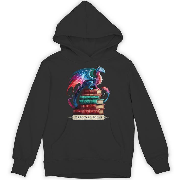 Dragons And Books Dragonworm Book Lover Reading Unisex Hoodie