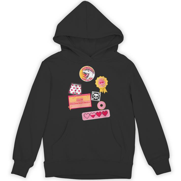 Dungeon Crawler Carl Colorful Sticker Collage LitRPG Book Unisex Hoodie