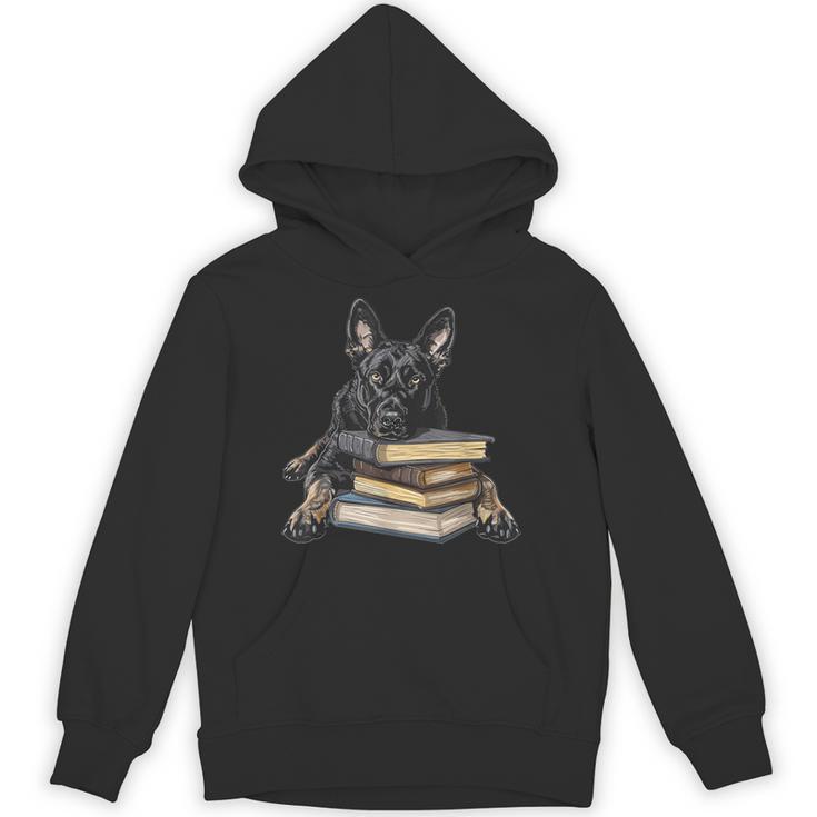Dutch Shepherd Books Reading Dog Breed Graphic Unisex Hoodie