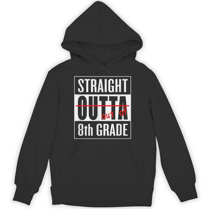 Eighth Grade Graduation Shirt Straight Outta 8th Grade Unisex Hoodie