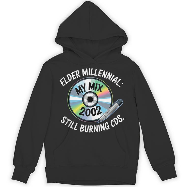 Elder Millennials Embracing 90s CDs Nostalgia Vibes Unisex Hoodie