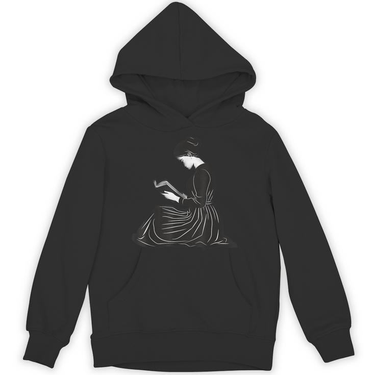 Emily Dickinson Reading A Book Unisex Hoodie