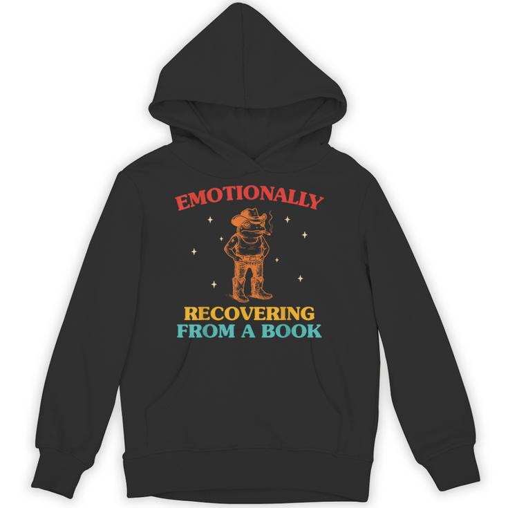 Emotionally Recovering From A Book Frog Unisex Hoodie