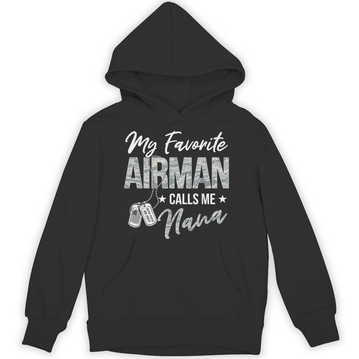 My Favorite Airman Calls Me Nana US Air Force Graduation Unisex Hoodie