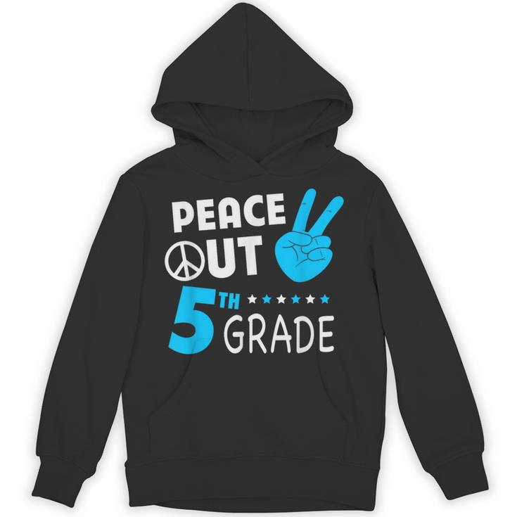 Fifth Grade Graduation Peace Out 5th Grade Boys Unisex Hoodie
