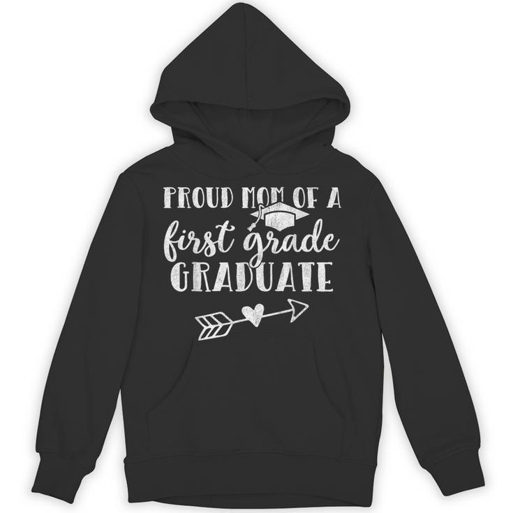 First Grade Graduation Mom Shirt Proud Mom First Grader Unisex Hoodie