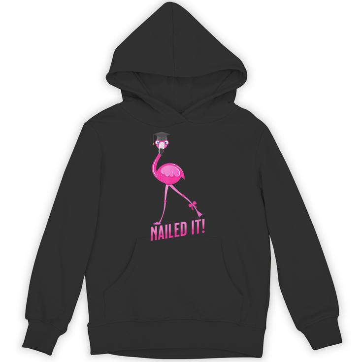 Flamingo Nailed It Graduation Flamingo Unisex Hoodie