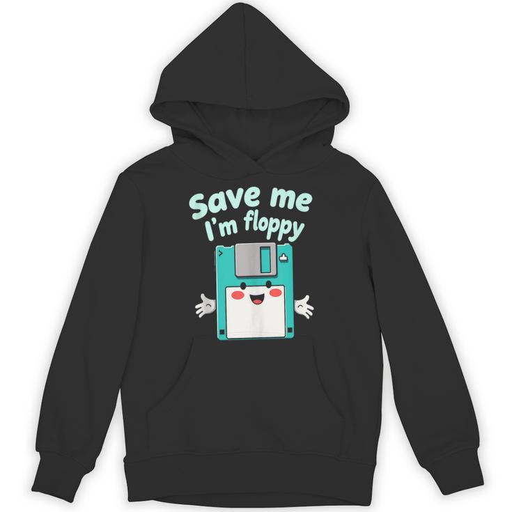 Floppy Disk Retro Tech Nostalgia Old School Computing Humor Unisex Hoodie