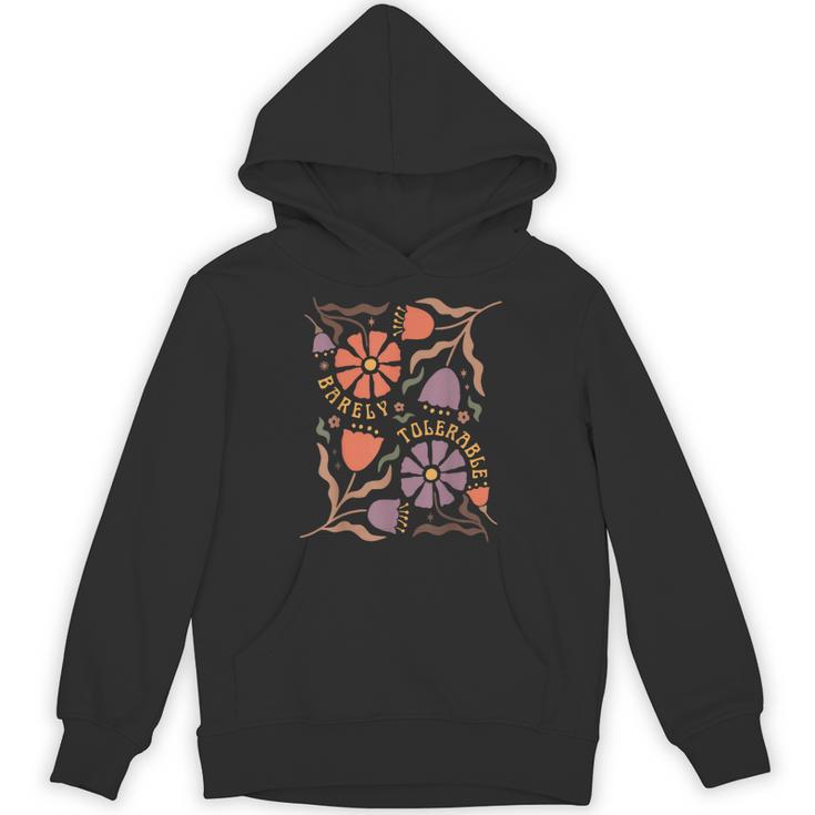 Floral Pride & Prejudice Barely Tolerable Book Lover Bookish Unisex Hoodie
