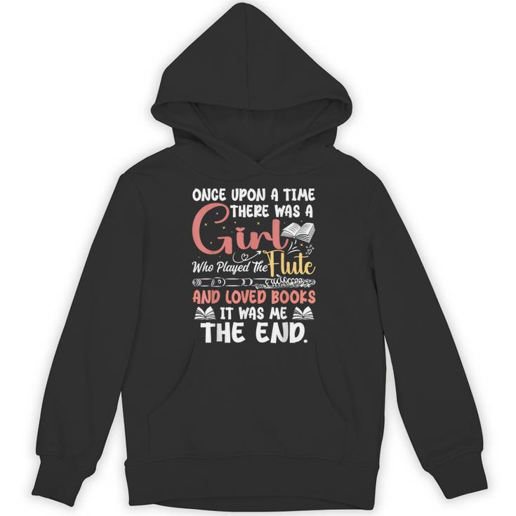Flute Player Book Lover Flutist Marching Band Musician Flute Unisex Hoodie