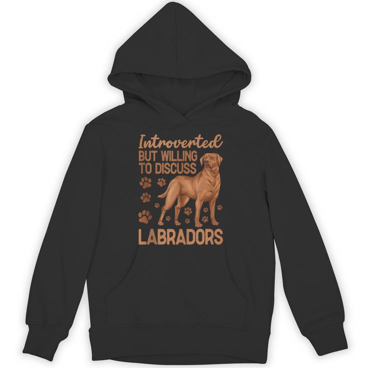 Fox Red Labrador Retriever Introvert Foxred Lab Unisex Hoodie