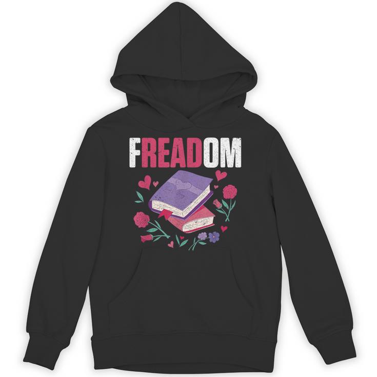 Freadom Anti Ban Books Freedom To Read Book Reading Unisex Hoodie
