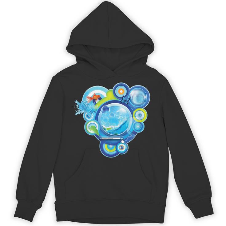Frutiger Aero Metro Abstract Maximalism 2000s Nostalgia Unisex Hoodie
