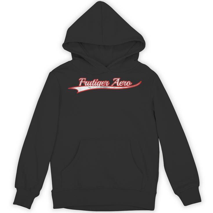 Frutiger Aero Retro Digital Aesthetic Y2K Vintage Varsity Unisex Hoodie