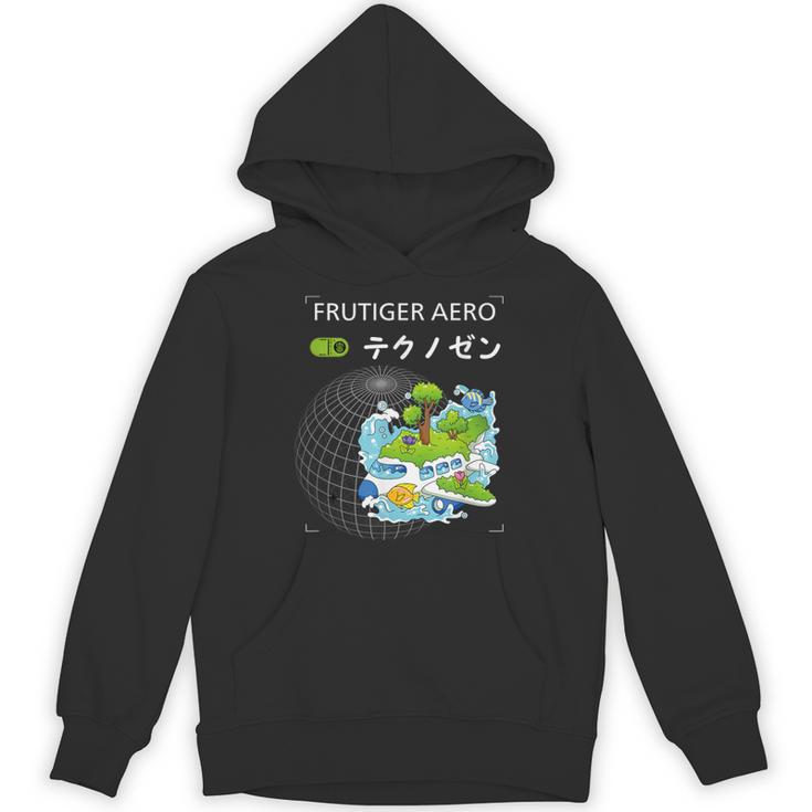 Frutiger Aero Y2K Fashion Trends Statement Piece Tech Orbite Unisex Hoodie
