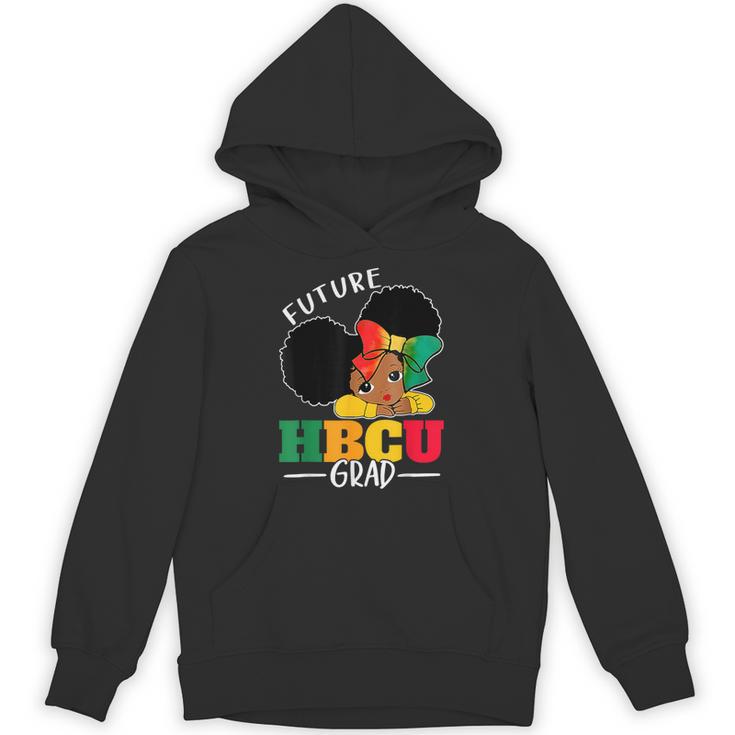 Future HBCU Grad History Girl Graduation HBCU Kids Unisex Hoodie