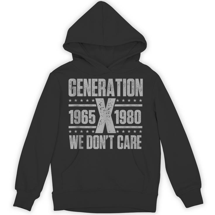 Generation X We Don't Care Gen X Gen Xer Nostalgia Unisex Hoodie