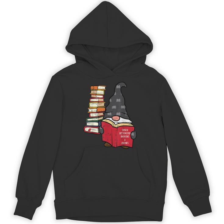 Gnome Read Reading Book Librarian Across America Women Kids Unisex Hoodie
