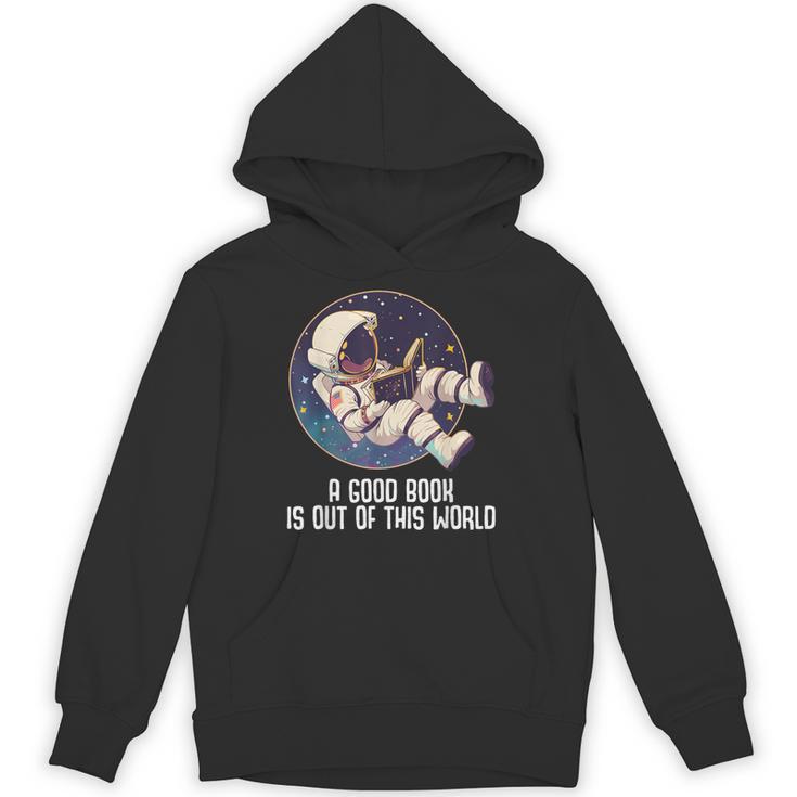 Good Book Is Out Of This World Astronaut Space Unisex Hoodie