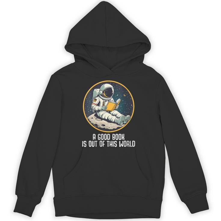 Good Book Is Out Of This World Space Reading Lover Unisex Hoodie