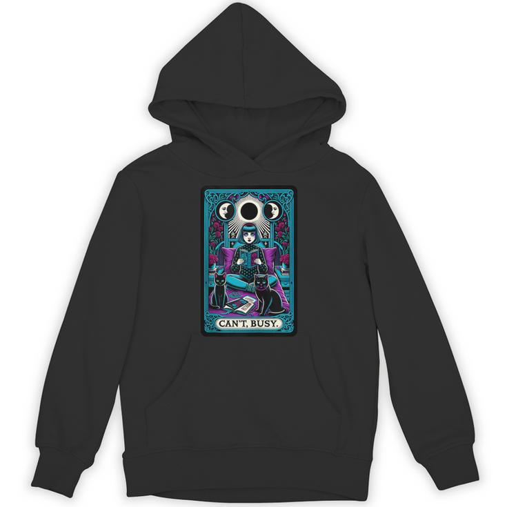 Gothic Girl Tarot Card Introverted Reader And Reading Unisex Hoodie