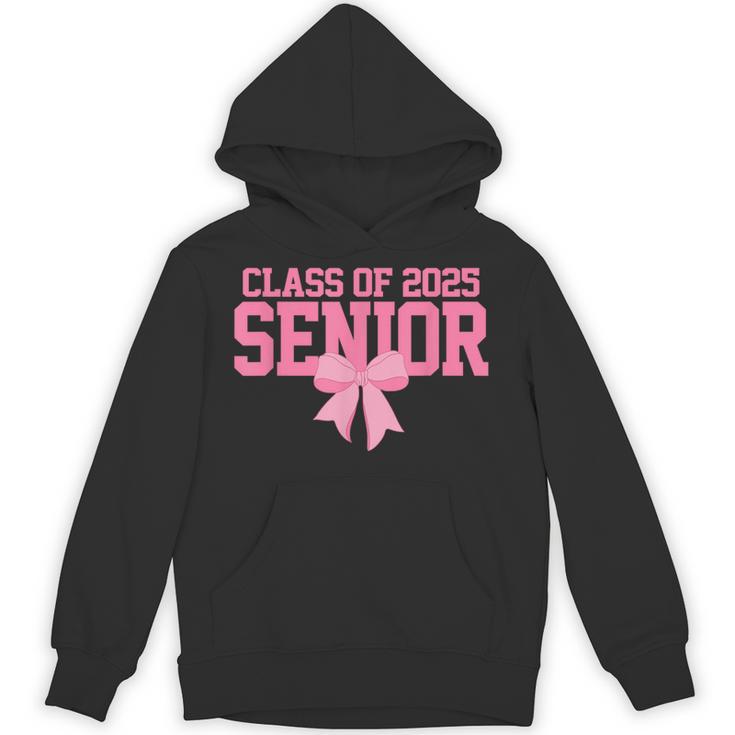 Graduate 2025 Class Of 2025 Senior Coquette Bow Graduation Unisex Hoodie