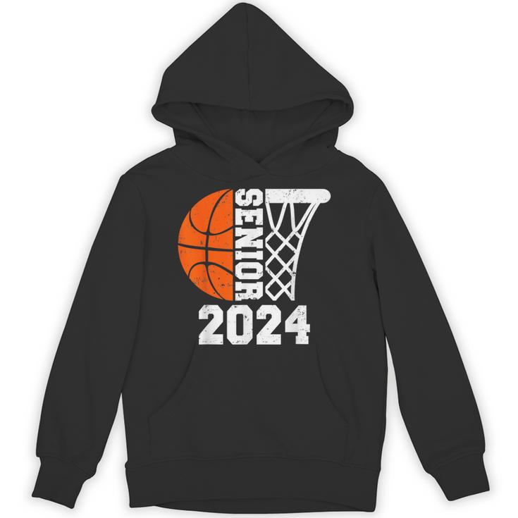 Graduate Senior Class Of 2024 Basketball Player Graduation Unisex Hoodie