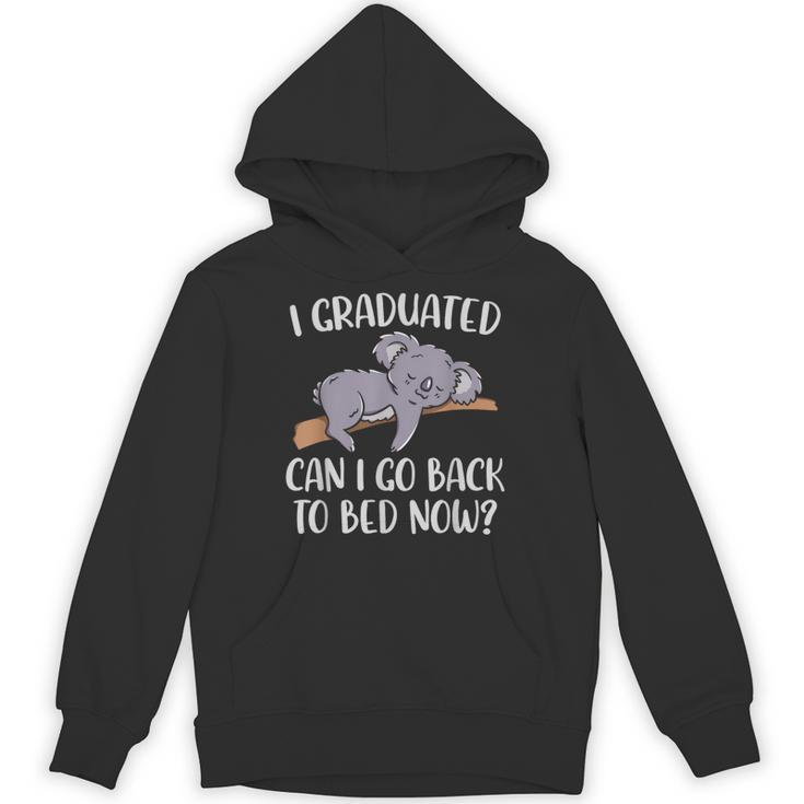 I Graduated Can I Go Back To Bed Now Koala Bear Graduation Unisex Hoodie
