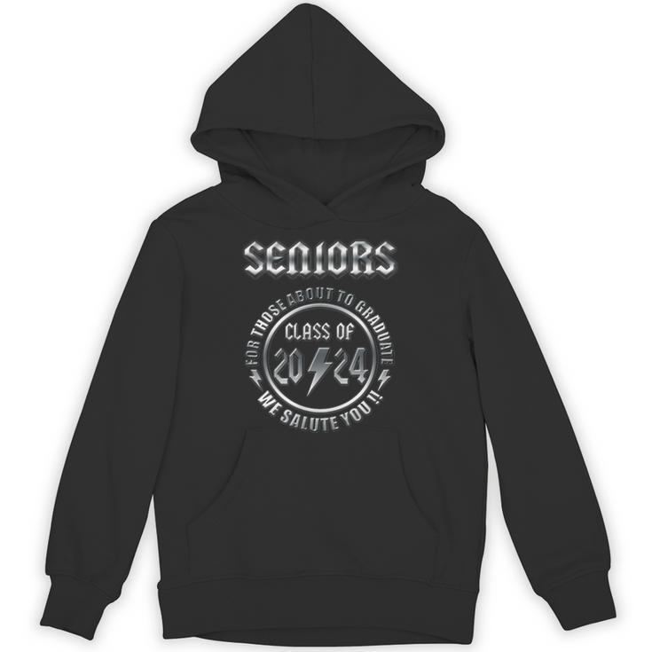 Graduation 2024 Rock & Roll Style Senior Unisex Hoodie