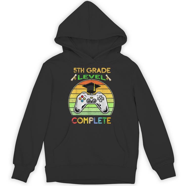 Graduation 5th Grade Level Complete Gamer Class 2021 Gaming Unisex Hoodie