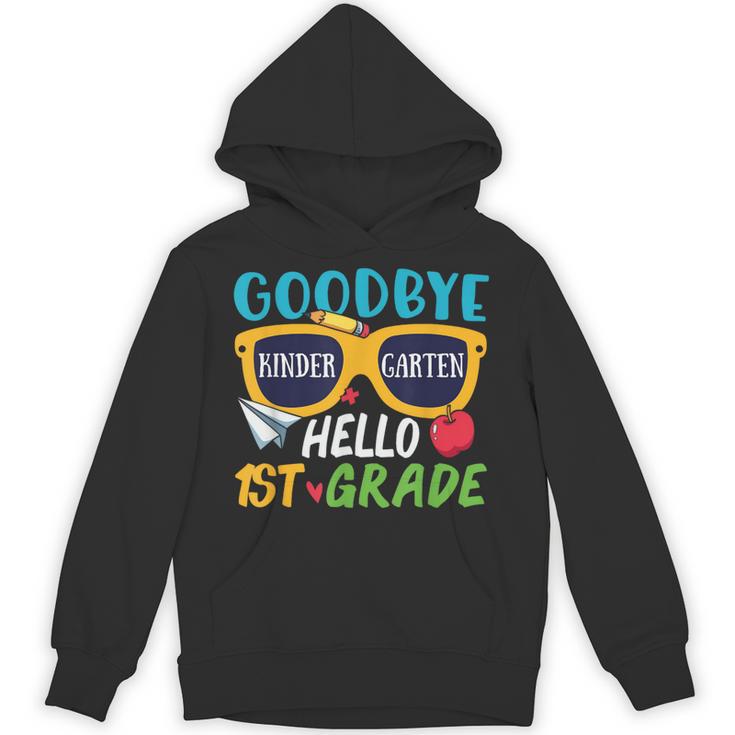 Graduation Shirt Goodbye Kindergarten Hello 1st Grade School Unisex Hoodie