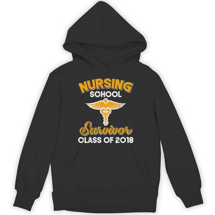 Graduation Shirt Nursing School Survivor Class Of 2018 Tee Unisex Hoodie