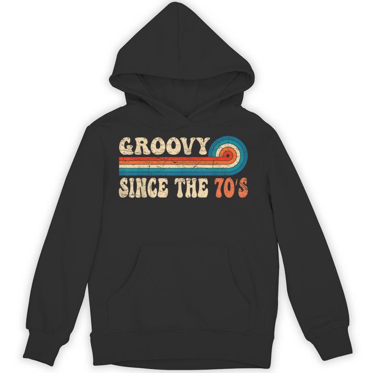 Groovy Since The 70s Aesthetic Nostalgia 1970's Retro Unisex Hoodie