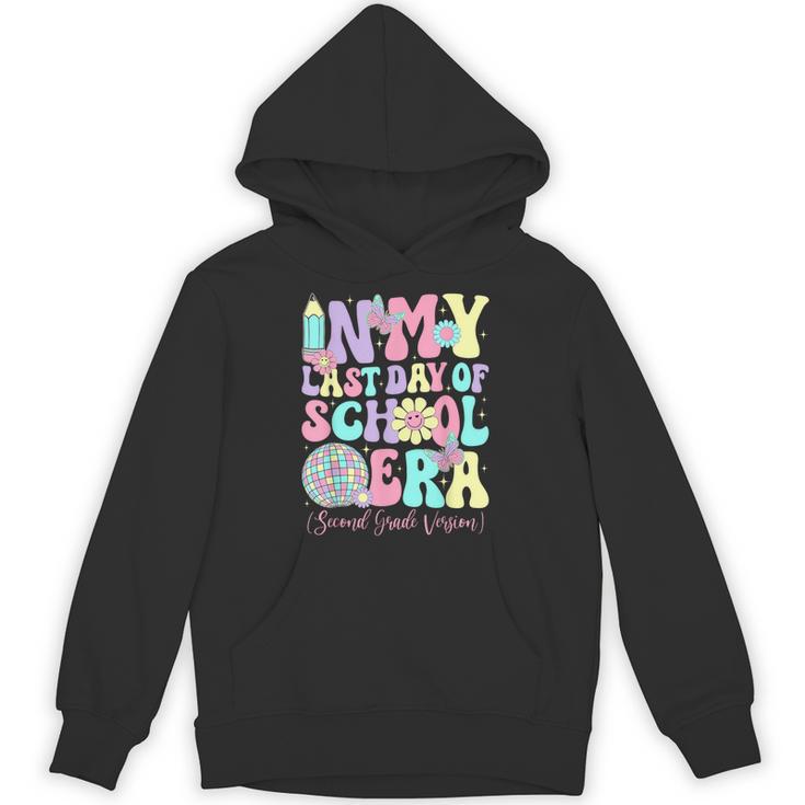 Groovy In My Last Day Of School Era Second Grade Graduation Unisex Hoodie