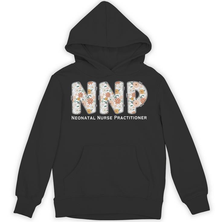 Groovy NNP Neonatal Nurse Practitioner Floral Graduation Unisex Hoodie