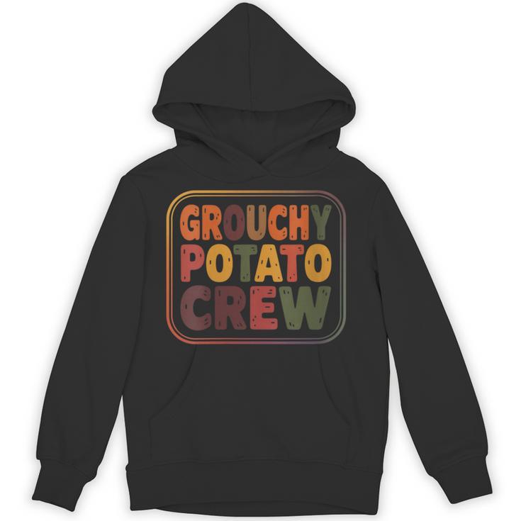 Grouchy Potato Crew Introvert Sarcasm Unisex Hoodie