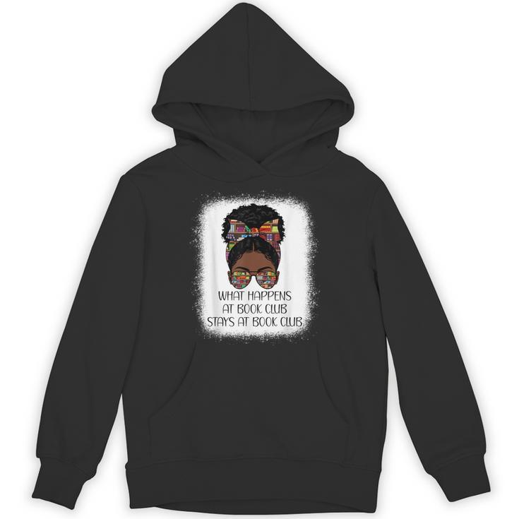 What Happens At Book Club Stays At Book Club Black Women Unisex Hoodie