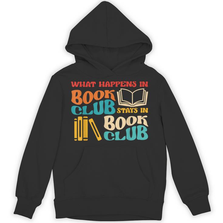What Happens In Book Club Stays In Book Club Retro Unisex Hoodie
