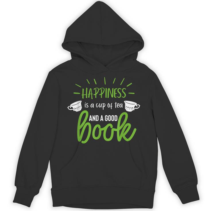 Happiness Is a Cup Of Tea And a Good Book Unisex Hoodie