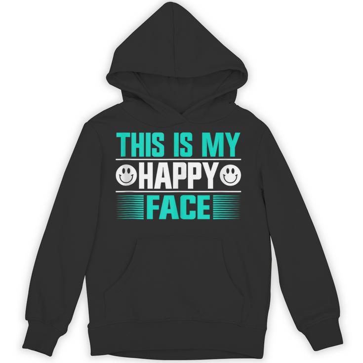 This Is My Happy Face Introvert Unisex Hoodie