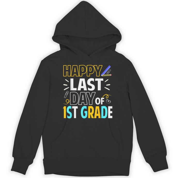 Happy Last Day Of 1st Grade Shirt Cutie Graduation Unisex Hoodie