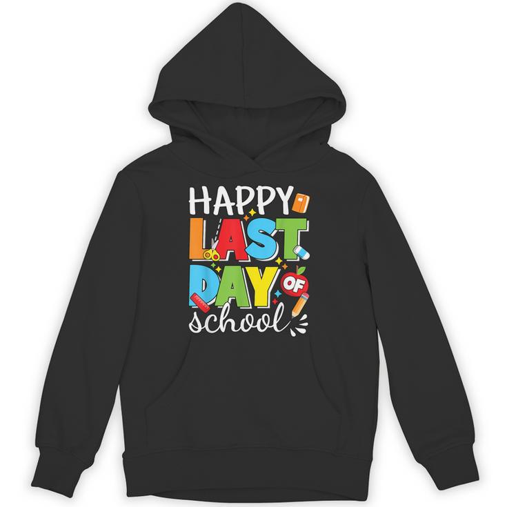 Happy Last Day Of School Teacher Student Graduation Unisex Hoodie