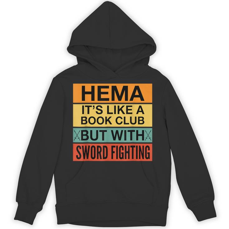 Hema Definition Like A Book Club With Swords Unisex Hoodie