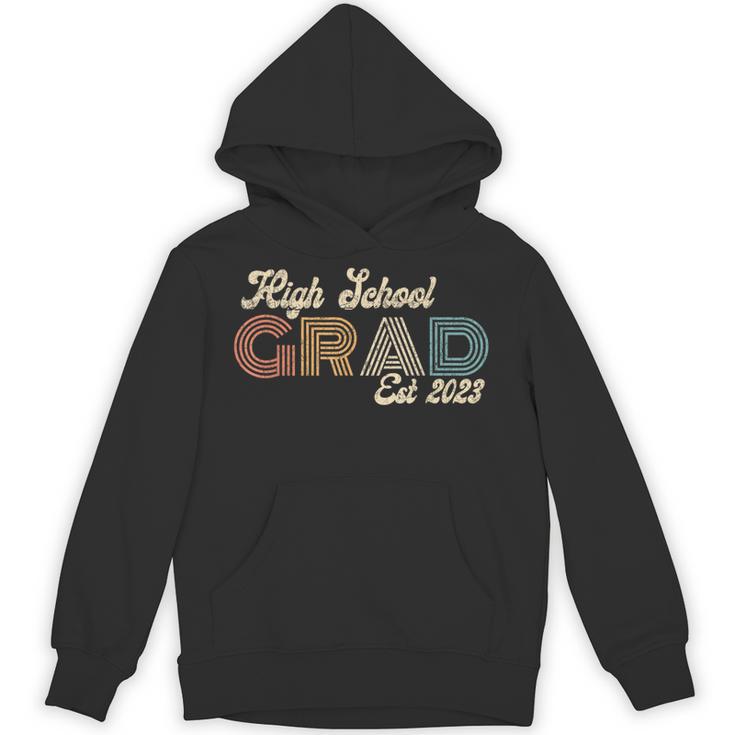 High School Grad 2023 Class Of 2023 Retro Graduation Done Unisex Hoodie