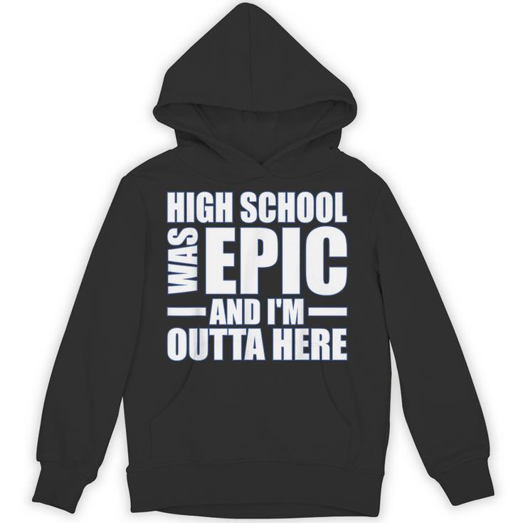 High School Graduate Graduation Party Meme Unisex Hoodie