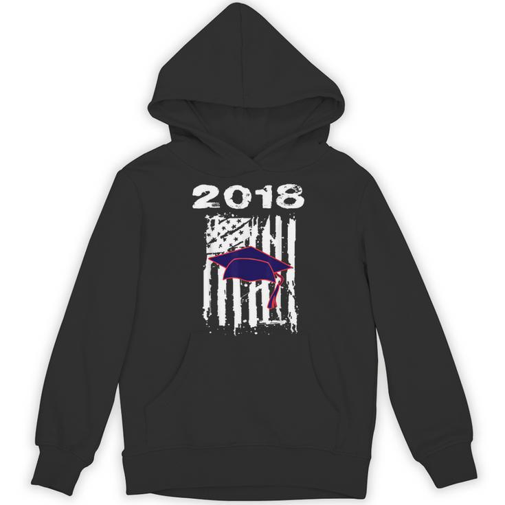High School Graduation T Shirt Flag College Graduation Unisex Hoodie
