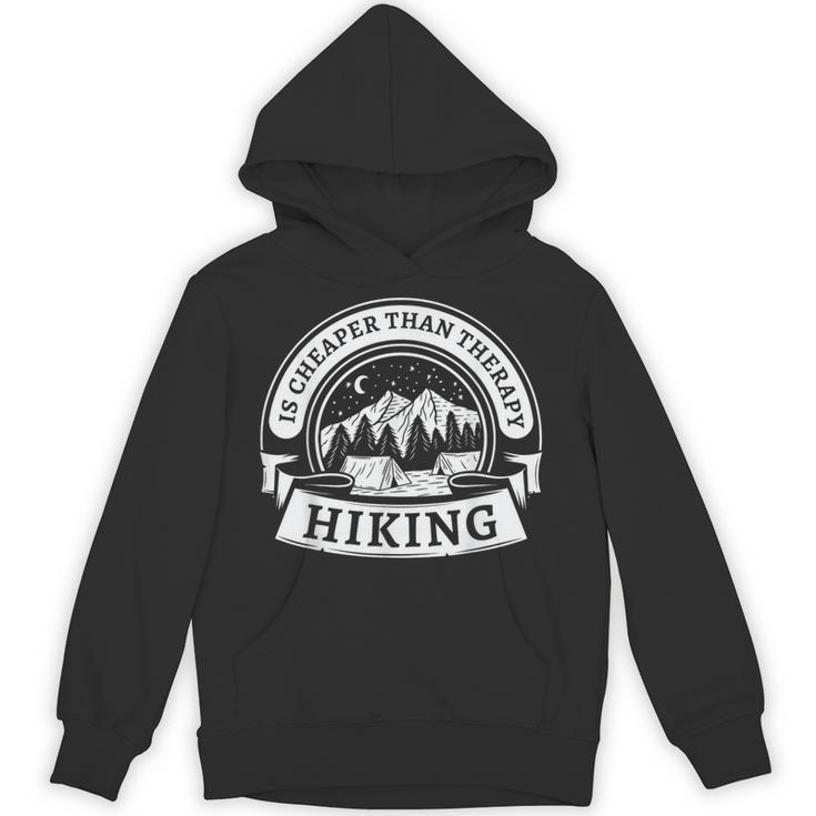 Hiking It's Cheaper Than A Therapy Introvert Shirt Unisex Hoodie