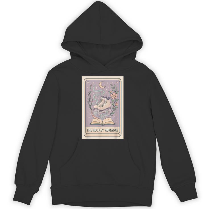 Hockey Romance Tarot Card Books Reader Cozy Reading Unisex Hoodie