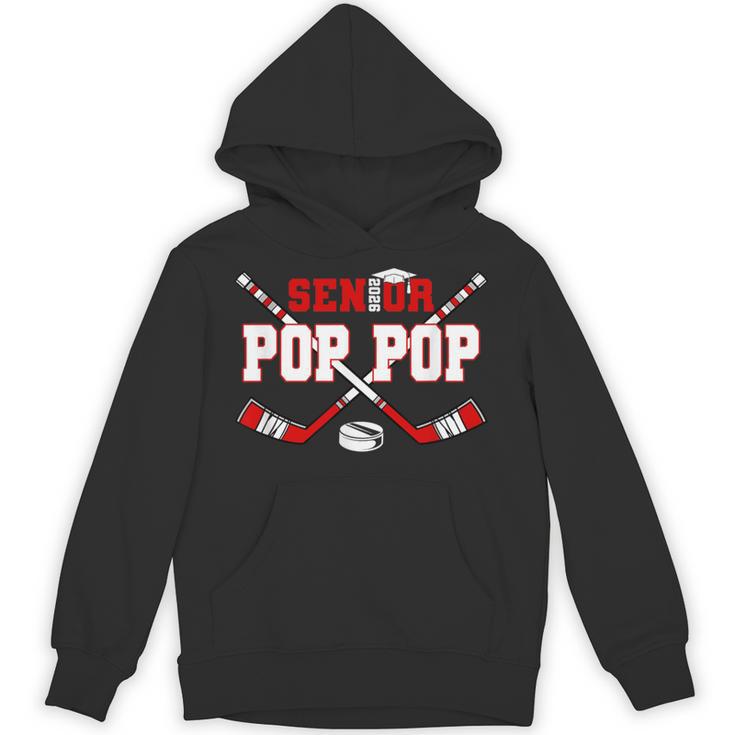 Hockey Senior Pop Pop Graduation Class Of 2026 Kids Unisex Hoodie