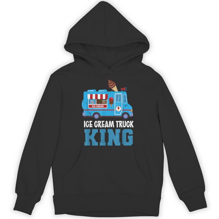 Ice Cream Truck King Nostalgia Summer Ice Cream Truck Driver Unisex Hoodie
